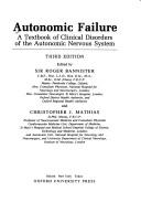 Cover for Autonomic failure