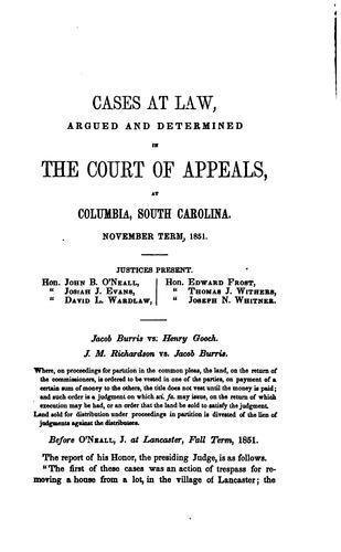 Cover for Reports of Cases at Law Argued and Determined in the Court of Appeals and ...