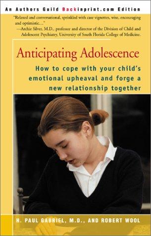 Cover for Anticipating Adolescence