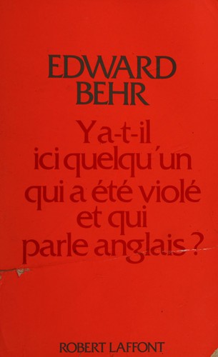 Cover for Y a-t-il ici quelqu'un qui a été violé et qui parle anglais?