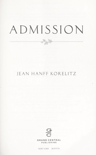 Cover for Admission