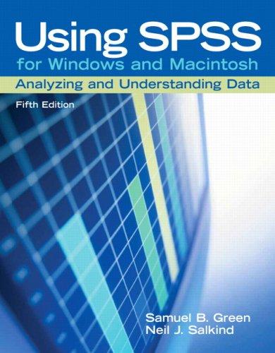 Cover for Using SPSS for Windows and Macintosh