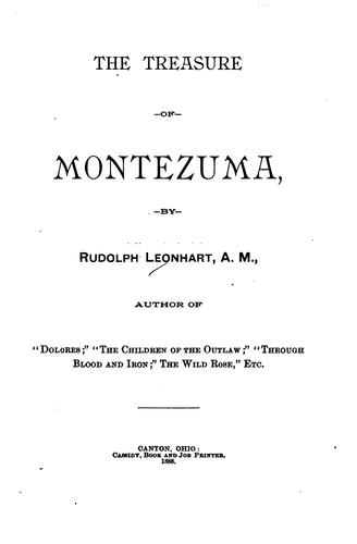 Cover for The treasure of Montezuma