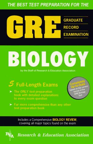 Cover for GRE biology test