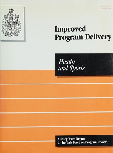 Cover for Health and sports program