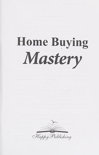 Cover for Home Buying Mastery