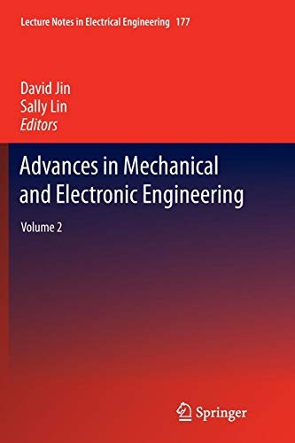 Cover for Advances in Mechanical and Electronic Engineering