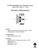 Cover for Technical proceedings
