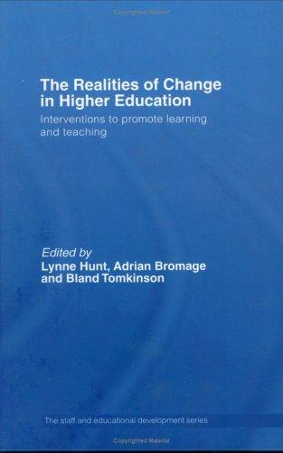 Cover for Realities of change in higher education