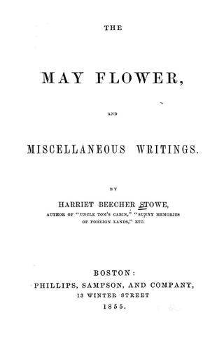 Cover for The May flower