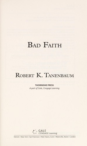 Cover for Bad faith
