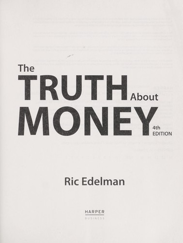 Cover for The truth about money