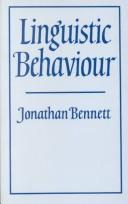 Cover for Linguistic behaviour