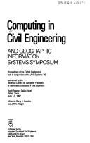 Cover for Computing in civil engineering and Geographic Information Systems Symposium
