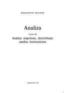 Cover for Analiza