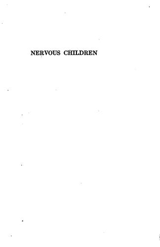 Cover for Nervous children