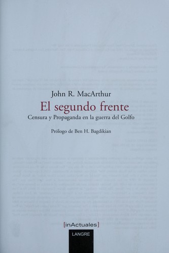 Cover for El segundo frente