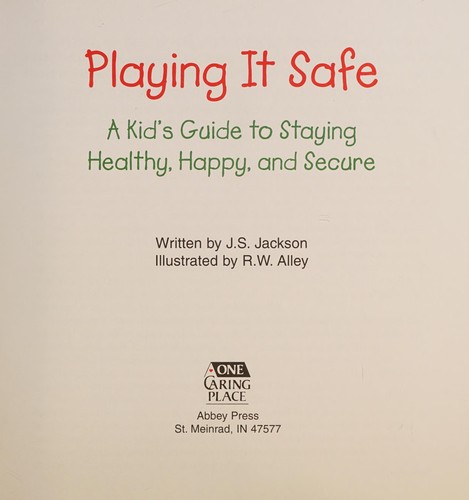 Cover for Playing it safe