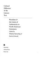 Cover for Cultural difference & the literary text
