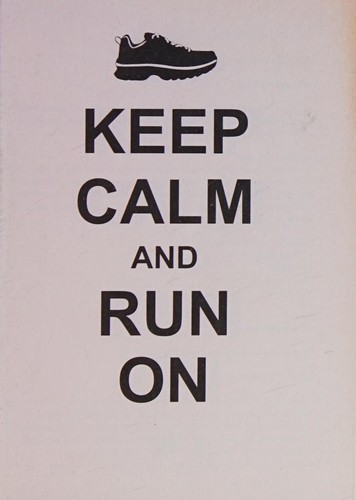 Cover for Keep calm and run on