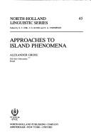 Cover for Approaches to island phenomena