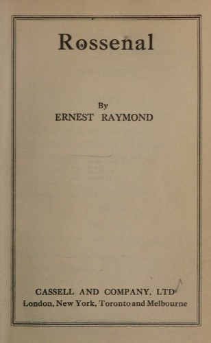 Cover for Rossenal