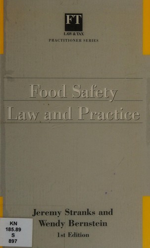 Cover for Food safety law and practice