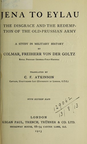 Cover for Jena to Eylau