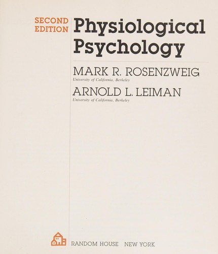 Cover for Physiological Psychology
