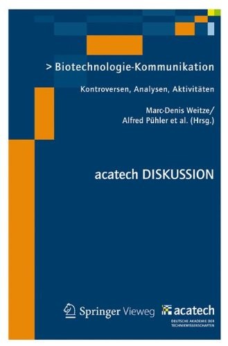 Cover for Biotechnologie-Kommunikation