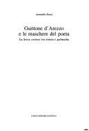 Cover for Guittone d'Arezzo e le maschere del poeta
