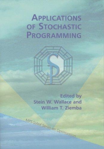 Cover for Applications of Stochastic Programming (Mps-Siam Series on Optimization) (MPS-SIAM Series on Optimization)