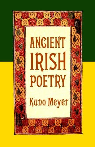 Cover for Ancient Irish poetry