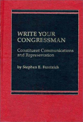 Cover for Write Your Congressman