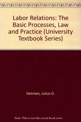 Cover for Labor relations
