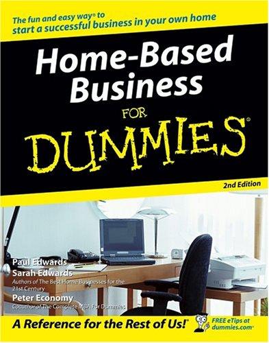 Cover for Home-based business for dummies