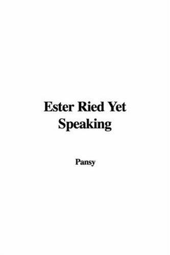 Cover for Ester Ried Yet Speaking