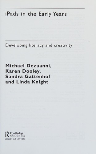Cover for IPads in the Early Years
