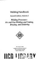 Cover for Welding processes : arc and gas welding and cutting, brazing, and soldering