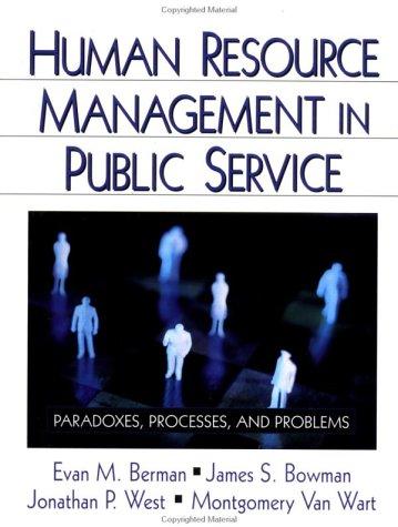 Cover for Human Resource Management in Public Service