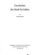 Cover for Geschichte der Stadt St. Gallen