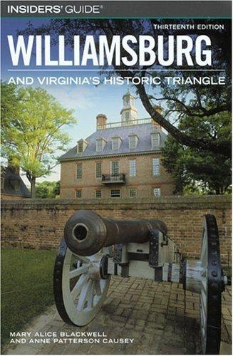Cover for Insiders' Guide to Williamsburg, 13th