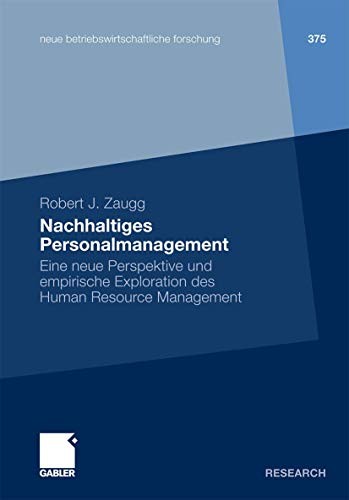 Cover for Nachhaltiges Personalmanagement