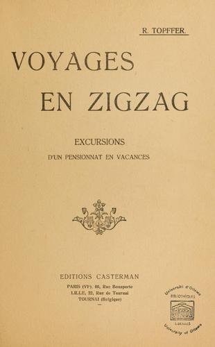 Cover for Voyages en zigzag