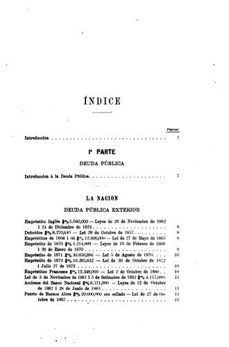 Cover for Informe del presidente del Crédito Público Nacional sobre la deuda pública, bancos, acuñación de ...