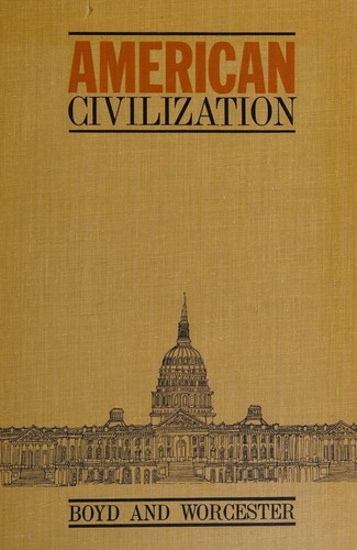 Cover for American civilization