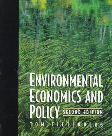 Cover for Environmental economics and policy