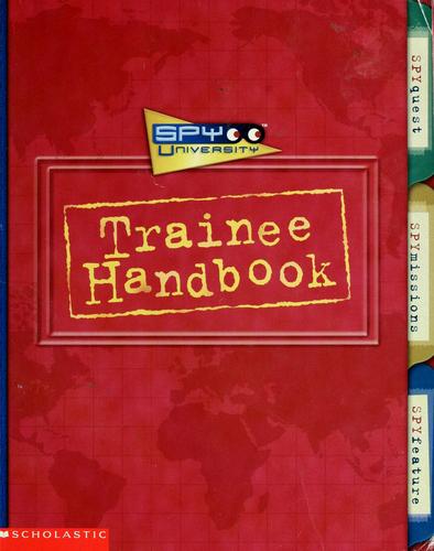 Cover for Spy University trainee handbook