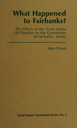 Cover for What happened to Fairbanks?