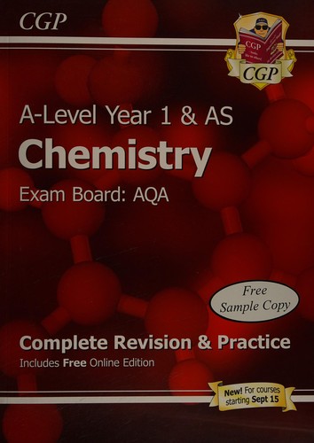 Cover for AS/year 1 chemistry